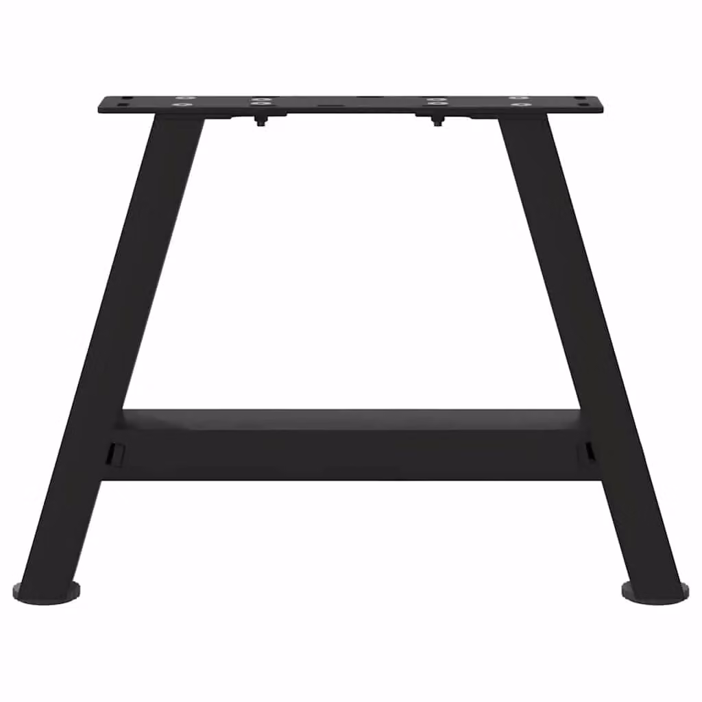Berkfield Home A-Shaped Steel Coffee Table Legs, 2 Pieces, Black Matt, W: 30 cm, H: 30 cm – 4