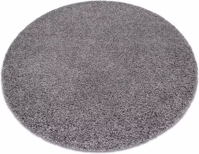 RugsX Soffi Round Grey Polypropylene Rug, Diameter: 80 cm – 1