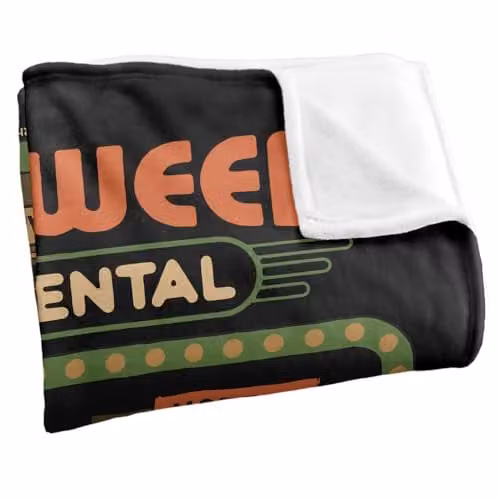 Steven Rhodes Video Rentals Multicolour Silky Touch Super Soft Fleece Throw Blanket W/D/H: 152 x 127 cm – 7