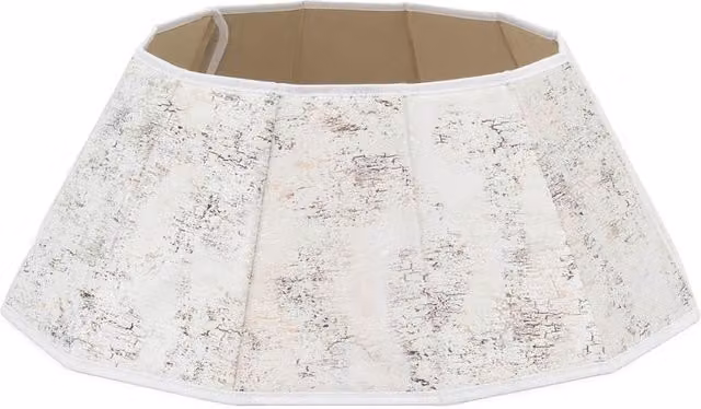 Christmas Village Diamond Velvet Christmas Tree Skirt in Red and White