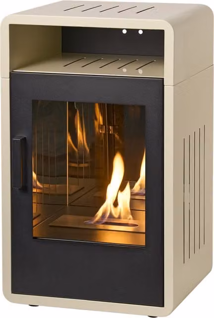 Adam Bellini Bio Ethanol Stove in Beige