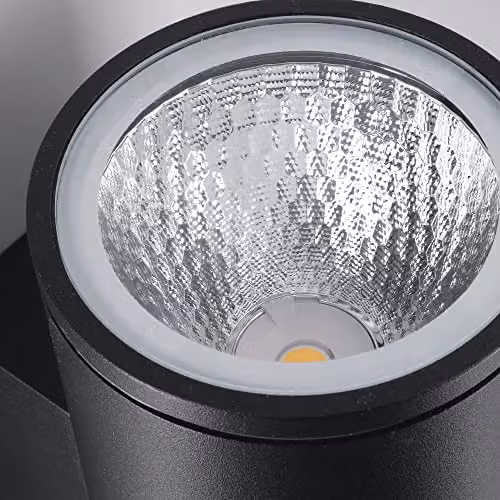 Netlighting Orion LED Outdoor Surface Mounted Wall Light Black IP54 – 6