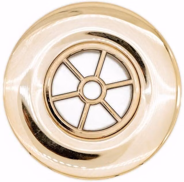McAlpine STW85PVD Gold PVD Standard Waste 1 1/2 inch in Grey