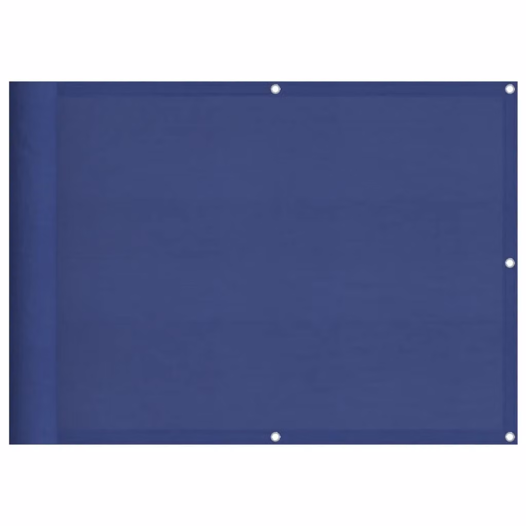 Berkfield Home Blue Polyester Oxford Balcony Screen, W: 75 cm, H: 700 cm – 2