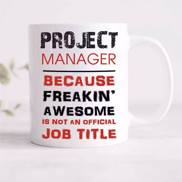 60 Second Makeover Limited Project Manager Mug in White