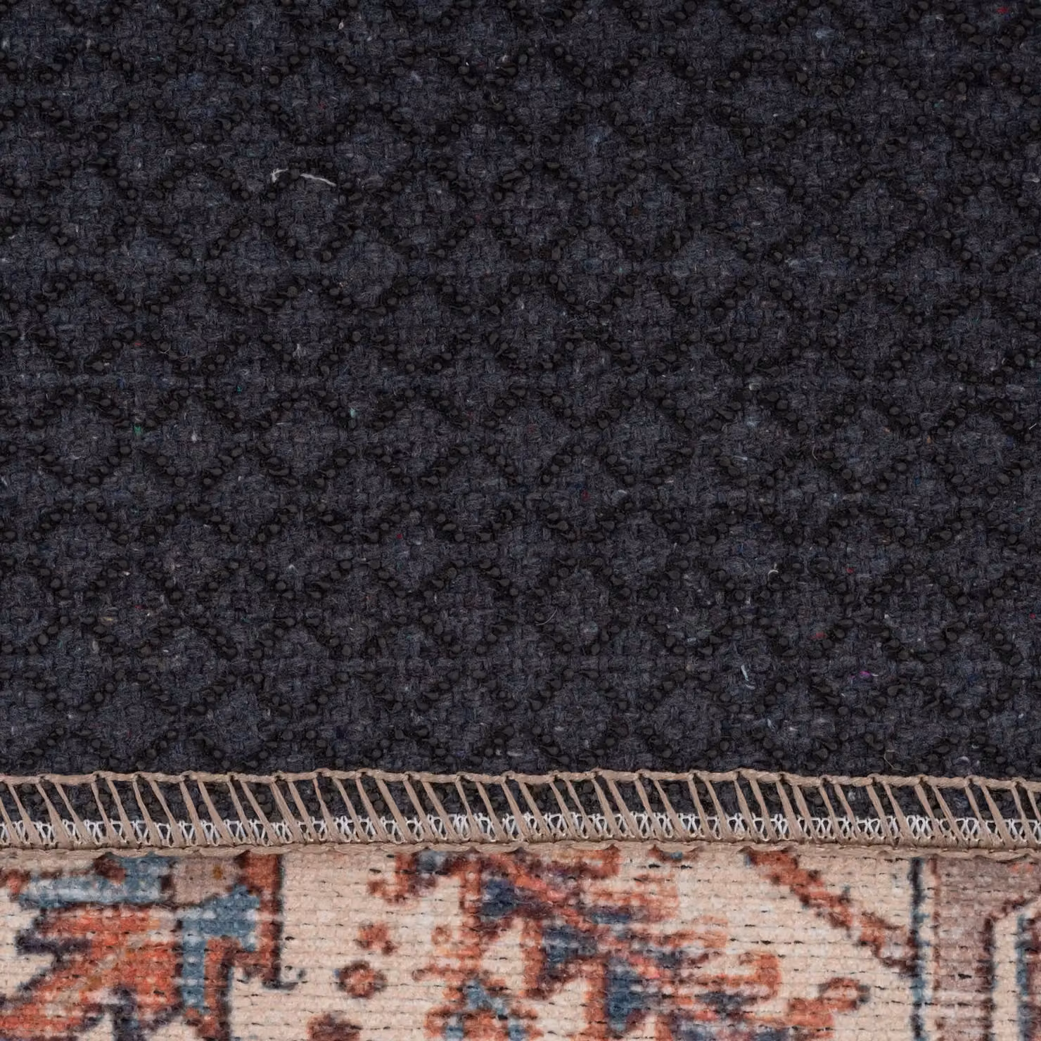 Kukoon Terracotta Traditional Medallion Non Slip Washable Low Pile Rug, W: 200 cm, D: 290 cm – 3