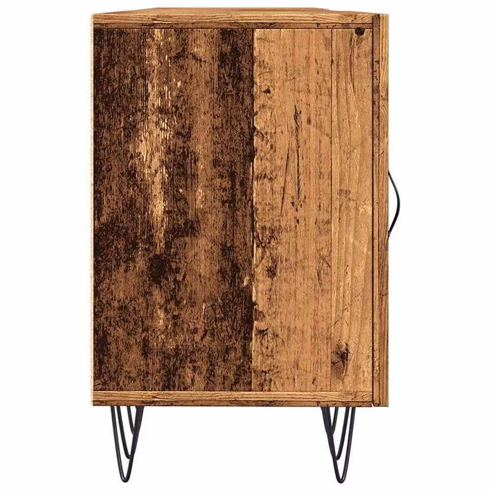 Berkfield Home Old Wood TV Cabinet in Brown, W/D/H: 150 x 30 x 50 cm – 4