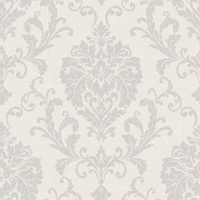 Grandeco Margritte Textile Curtains in Grey and Beige with Abstract Floral Design