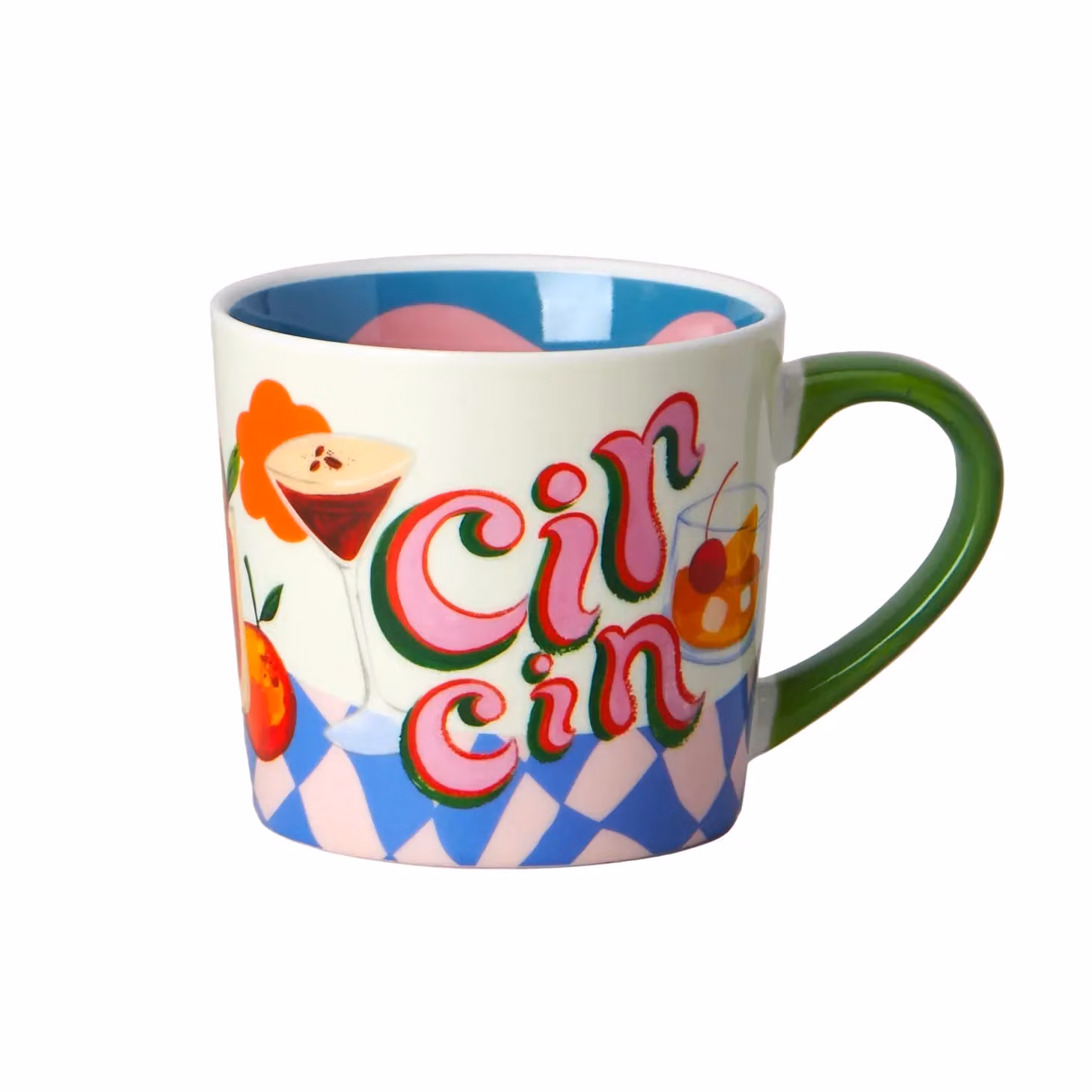 Eleanor Bowmer Cin Cin Multicolour Bone China Mug