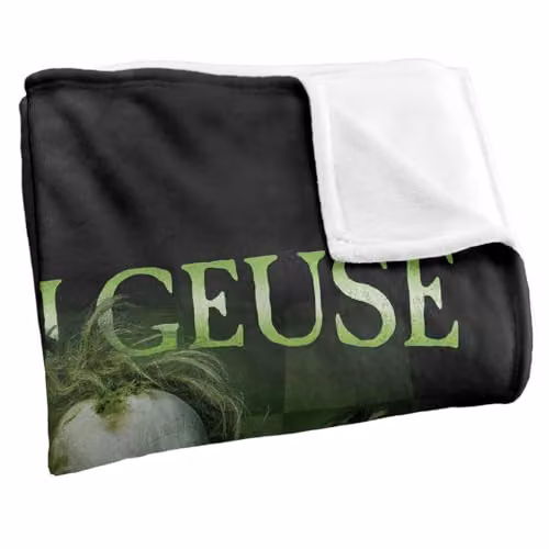 LOGOVISION Beetlejuice Beetlejuice Beetlejuice Homage Super Soft Silky Touch Fleece Throw Blanket, Multicolour, W/D/H: 91 x 147 cm – 2
