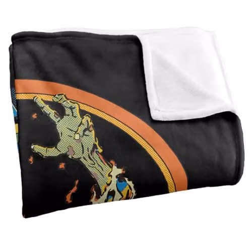 Steven Rhodes Never Give Up Super Soft Fleece Throw Blanket, Multicolour, W/D/H: 152 x 127 cm – 7