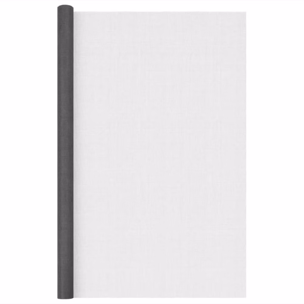 Berkfield Home Black Fibreglass Mesh Screen W: 112 cm, H: 1000 cm – 3