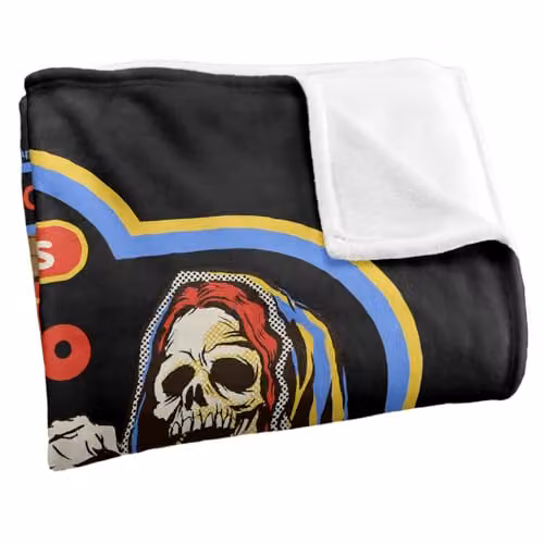 Steven Rhodes Let's Talk To Ghosts Multicolour Super Soft Fleece Throw Blanket W/D/H: 152 x 127 cm – 7