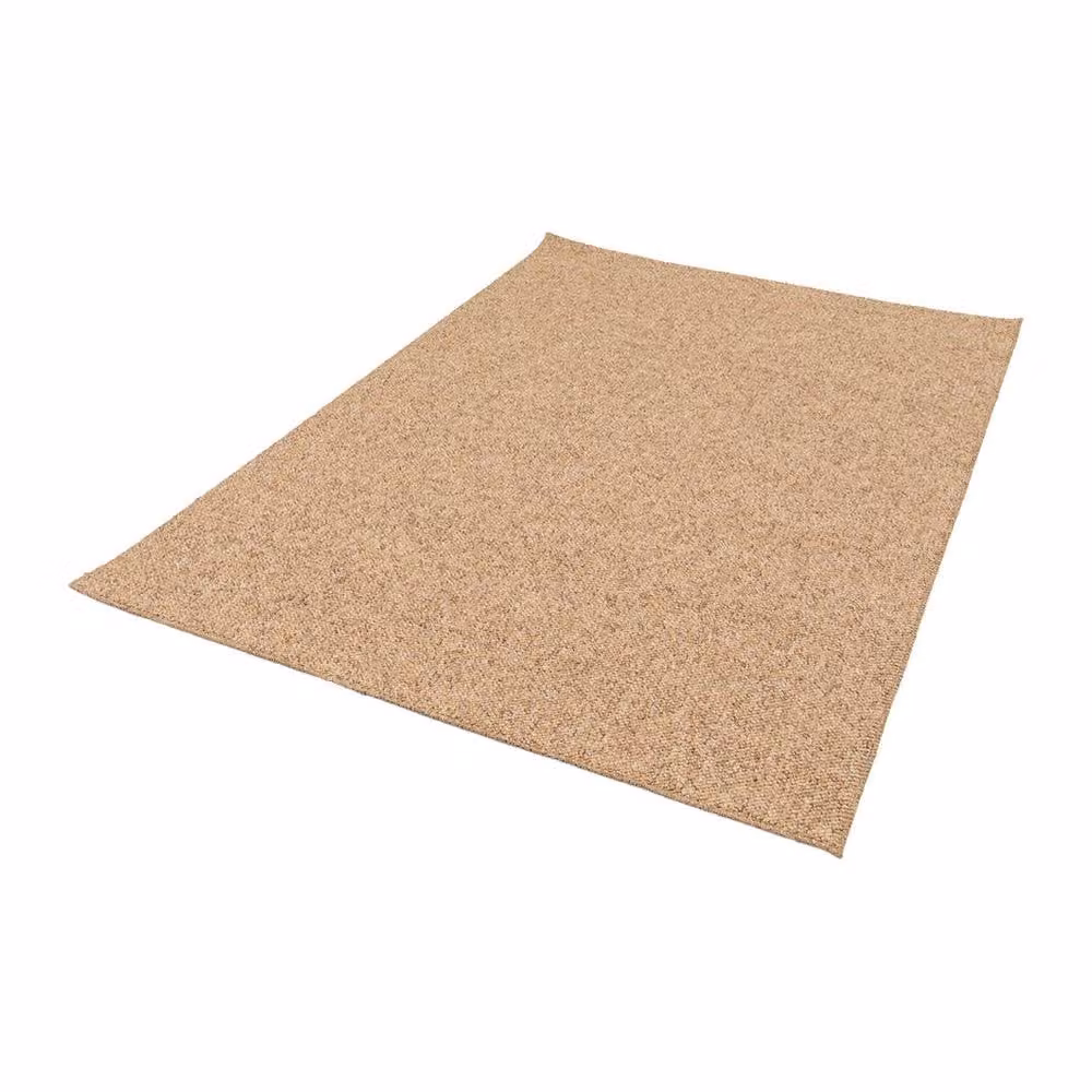 sweeek Caramel mottled effect loop pile rug in Camel, W: 160 cm, L: 230 cm – 2