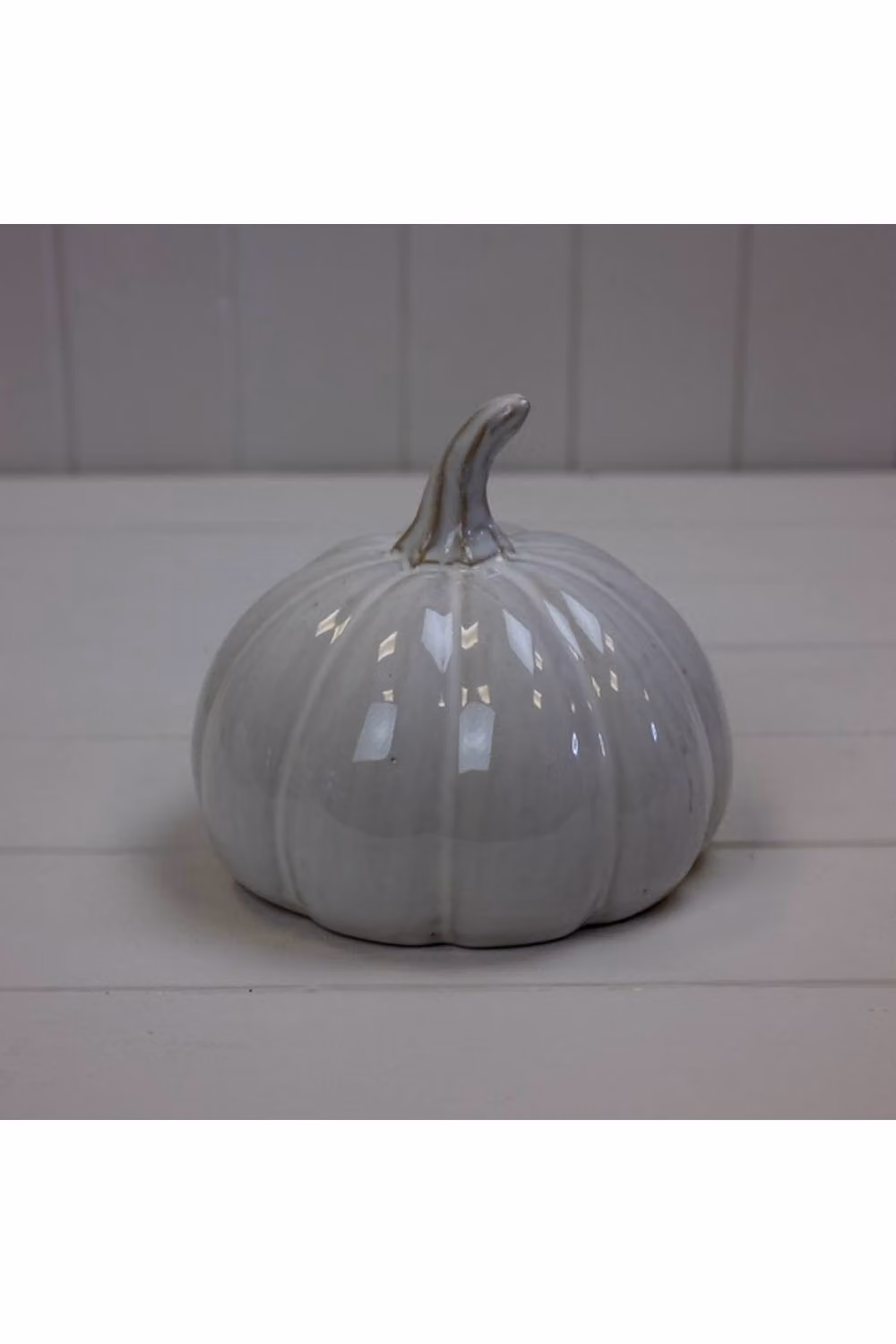 KDMD Grey Glazed Ceramic Pumpkin Tabletop Decoration – 2