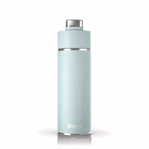 Ninja Thirsti Triple Insulated Stainless Steel Water Bottle and Flask, 530 ml, Mint