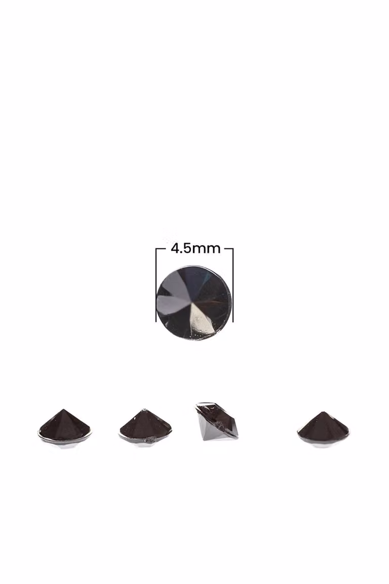 Neel Blue Acrylic Rhinestone Table Confetti Scatters, 2000 Pieces, Black and Blue