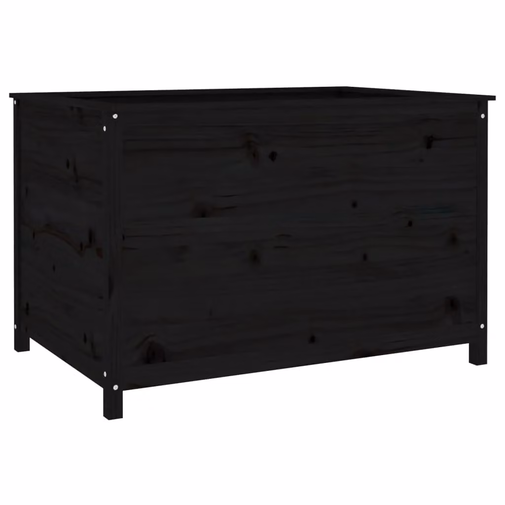 Berkfield Home Garden Black Wooden Raised Bed W/D/H: 119.5 x 82.5 x 78 cm – 2