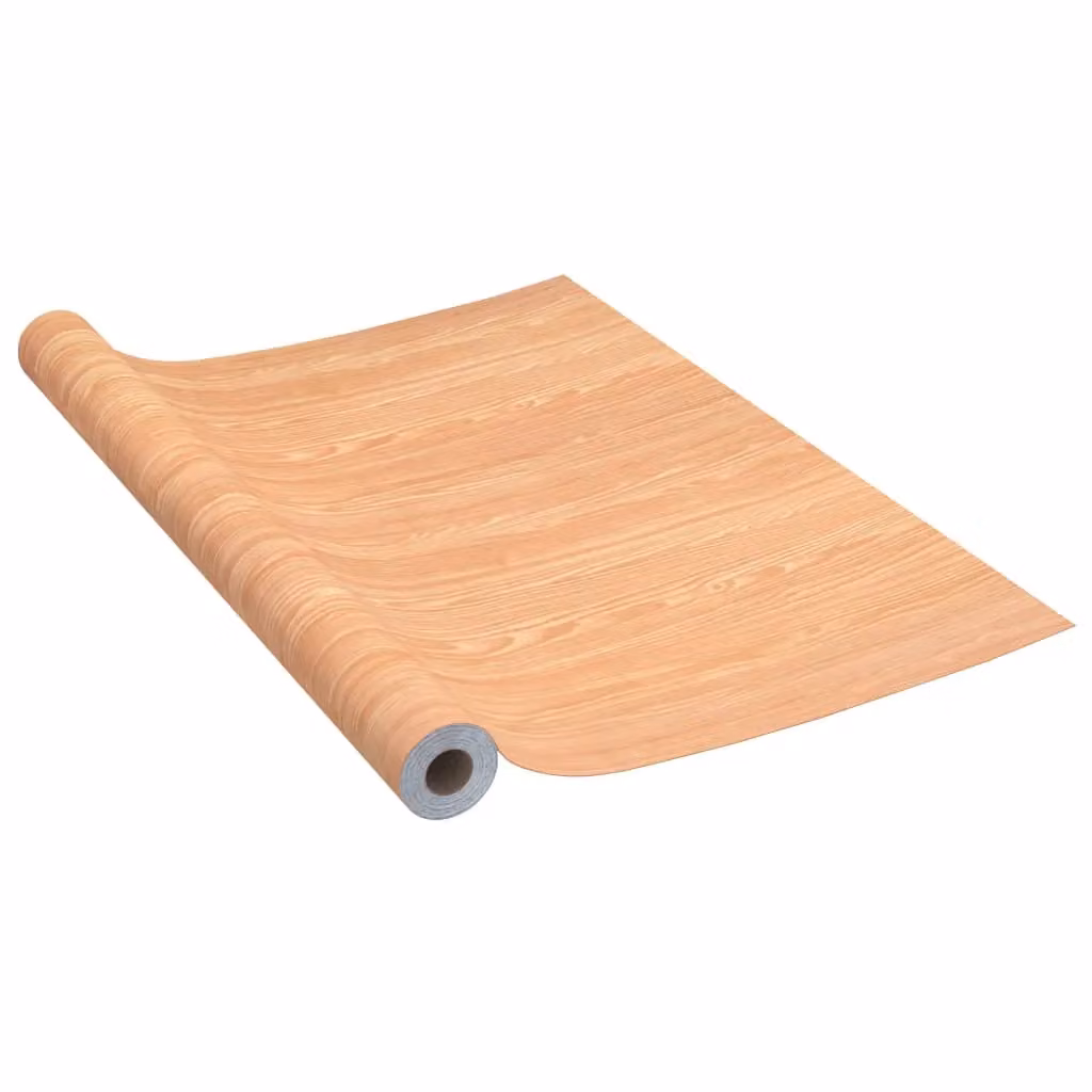 Berkfield Home Self-adhesive PVC Door Films, 2 Pack, Brown Ahorn, W: 90 cm, H: 210 cm – 2