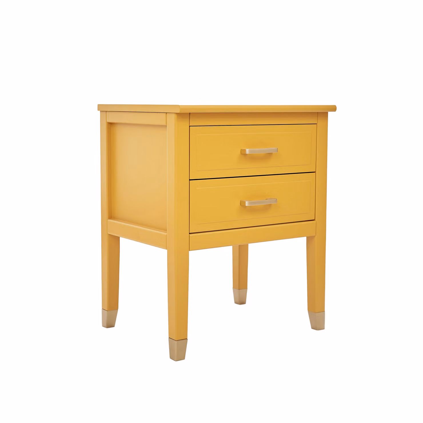 Cabinet Bits Palazzi 2 Drawer Bedside Table in Yellow Mustard – 2