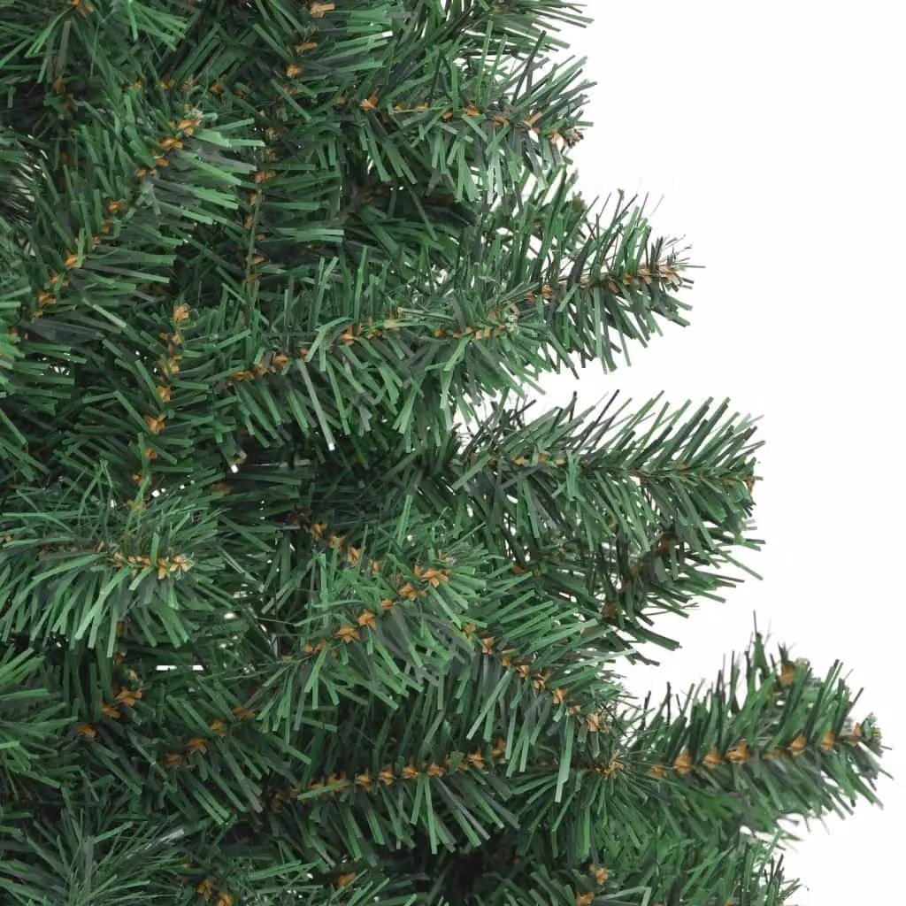 Berkfield Home Artificial Green Christmas Tree with Steel Stand, Height: 210 cm – 3