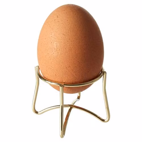 Premier Housewares Gold Single Egg Holder Cast Iron Stand – 2