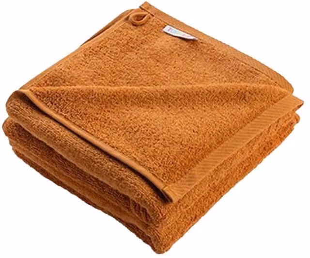 ARTG Cotton Terrycloth Hand Towel in Terracotta Orange