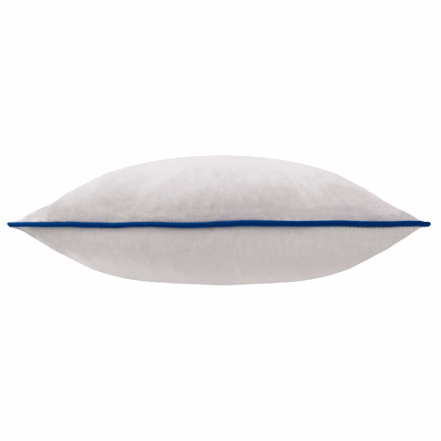 Furn Meridian Velvet Piped Square Cushion in Silver, W/D/H: 55 x 55 x 55 cm – 4
