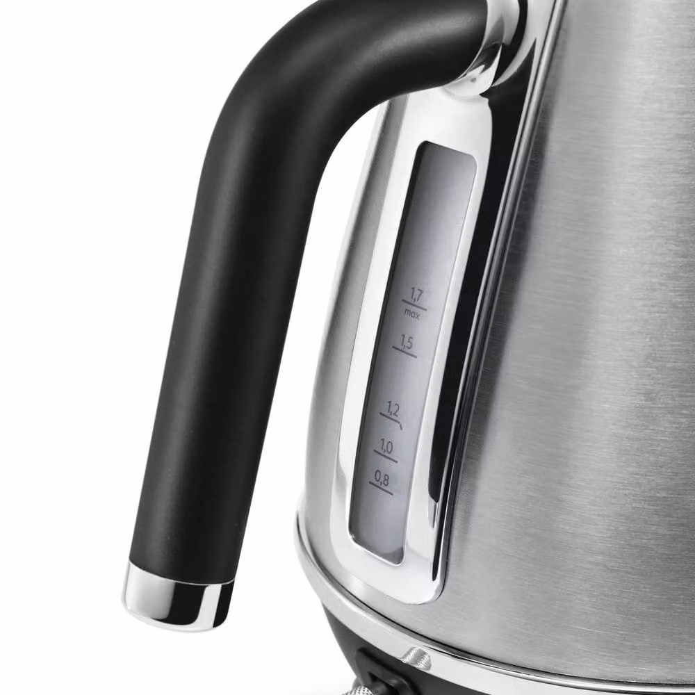 DeLonghi Distinta X Stainless Steel Kettle 1.7 l and 4 Slice Toaster Set in Silver – 2