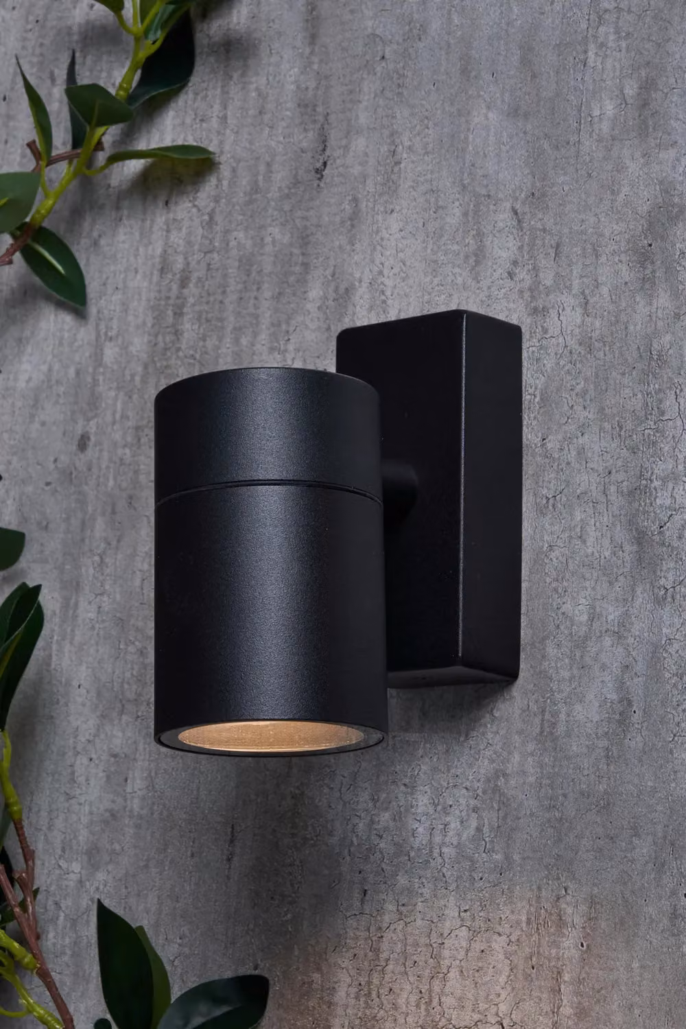 BHS Lighting Jared Black Modern Up and Down Outdoor Wall Light – 3