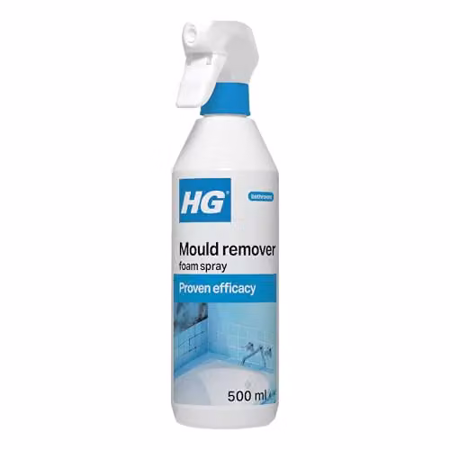 HG Mould Remover Foam Spray Black Mould and Mildew Cleaner 500ml