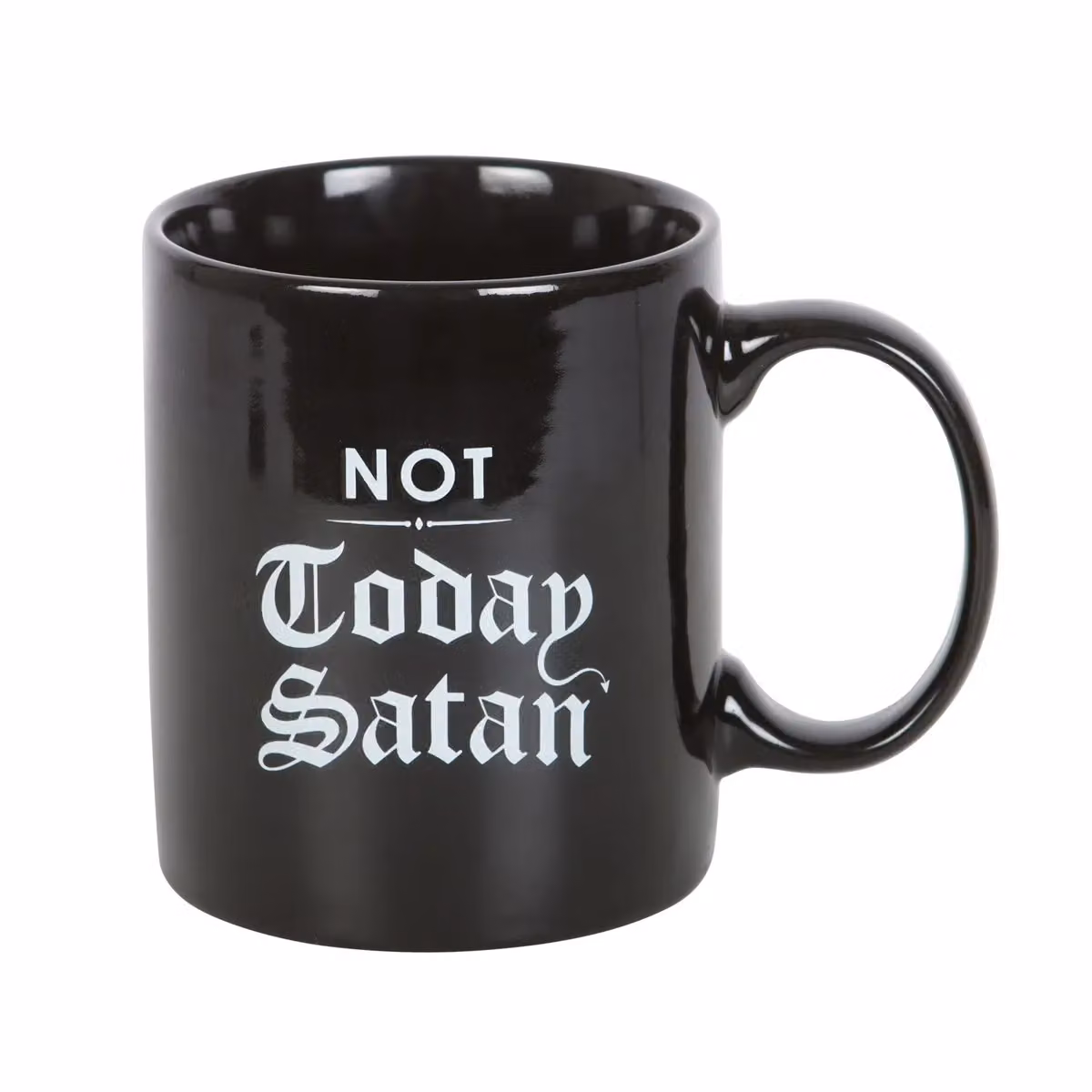 Something Different Not Today Satan Ceramic Mug in Black – 2