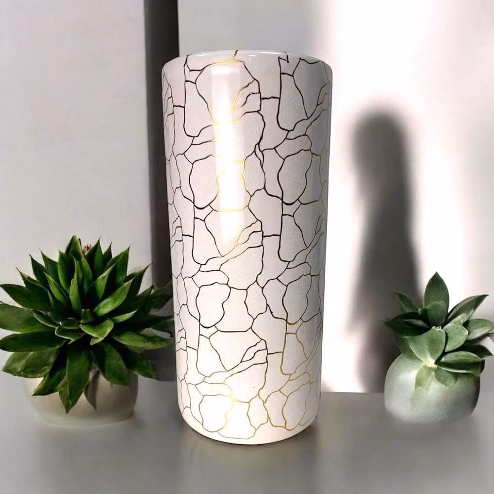 Minster Ceramic Umbrella Stand, White, W/D/H: 20 x 20 x 46 cm – 2