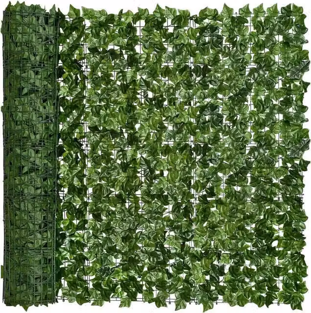 AKA Green Artificial Ivy Leaf Hedge Fence Screen Roll