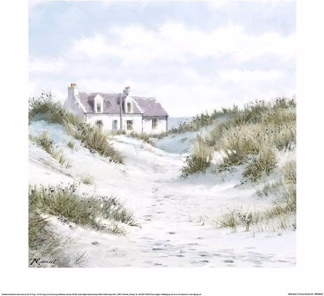 Richard Macneil White Sands I Multicolour Paper Poster