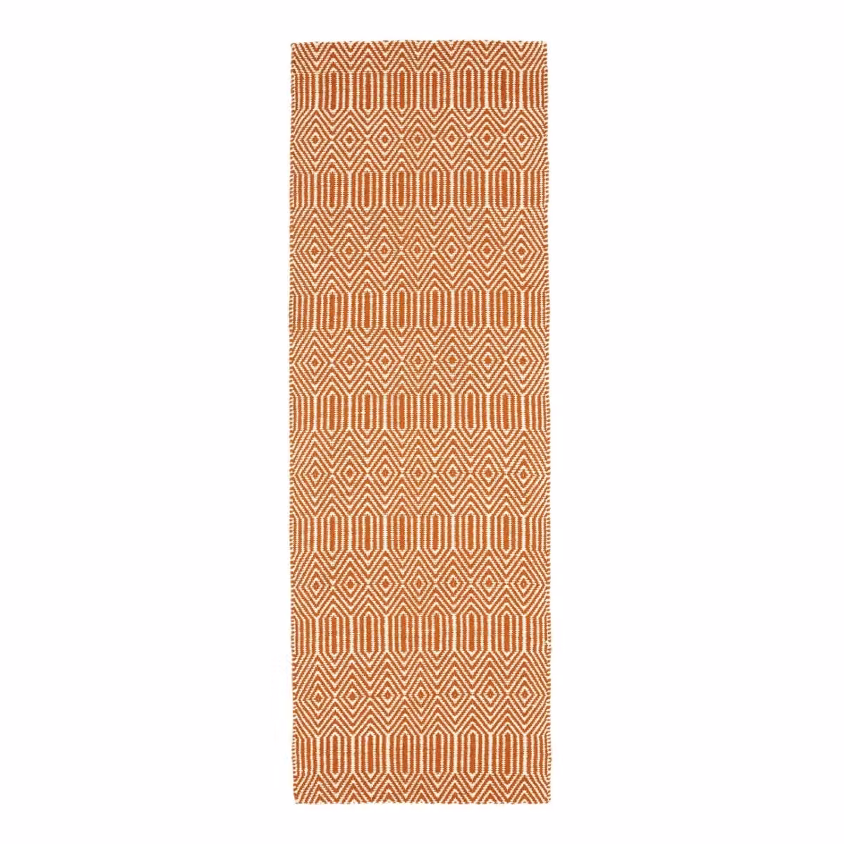 The Rug Shop UK Orange Modern Geometric Handmade Area Rug, W: 200 cm, D: 300 cm – 3