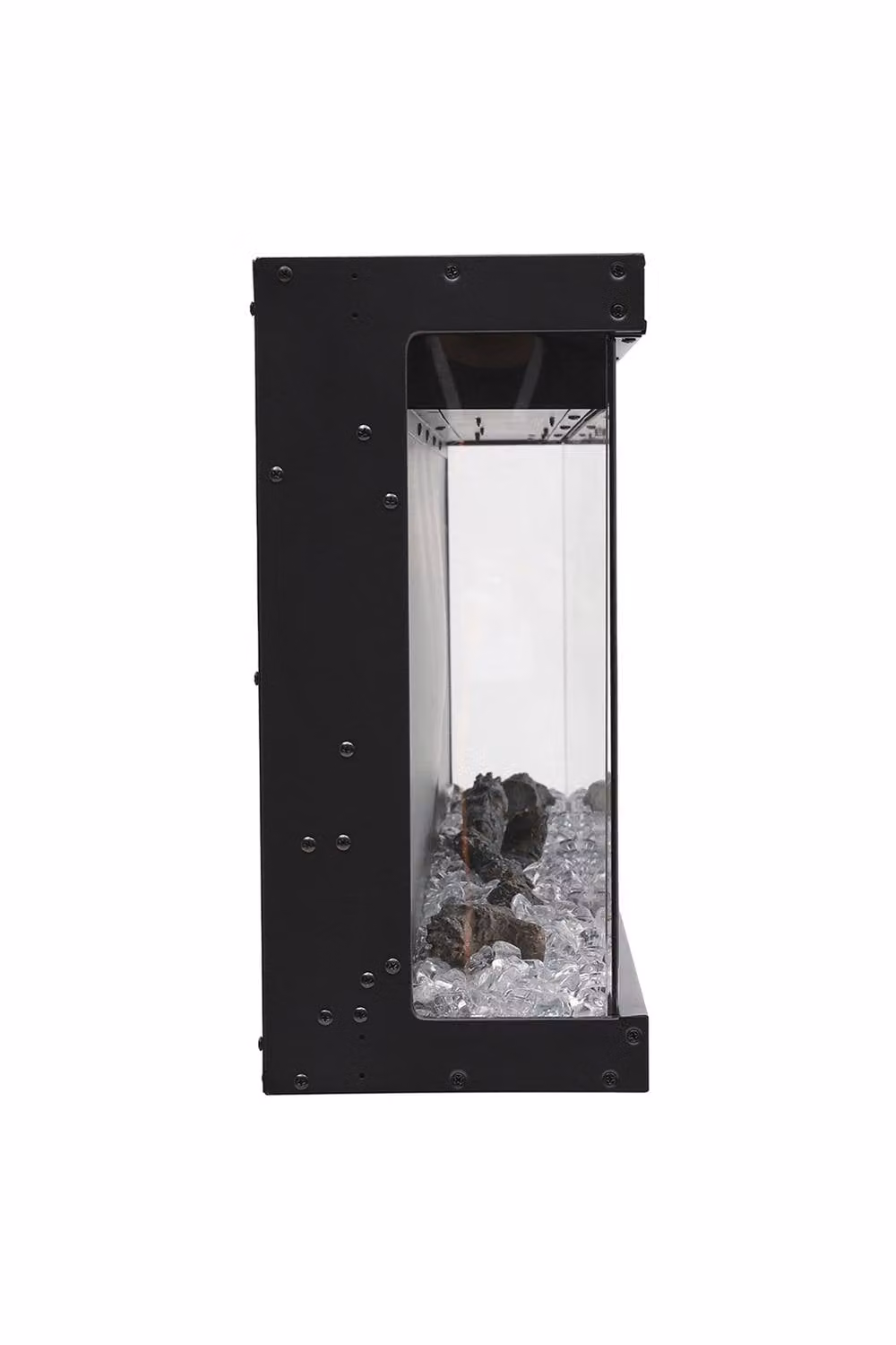 Living and Home 70 Inch 3-Sided Electric Fireplace in Black with Remote and 12 Colour Options – 7