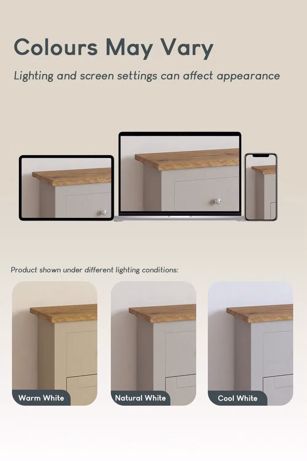 Vida Designs Arlington Grey 2 Door and 2 Drawer Sideboard Storage Organiser – 5