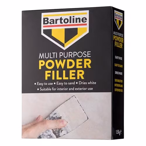Bartoline Multi Purpose Powder Filler, White, 1.5kg – 2