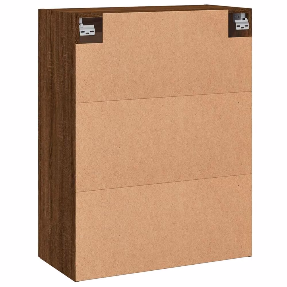 Berkfield Home Set of 2 Wall Mounted Cabinets in Brown Oak, W/D/H: 90.0 x 34.0 x 69.5 cm – 6