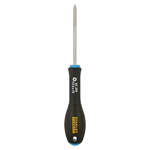 Stanley FatMax Pozidriv Screwdriver, Black and Silver