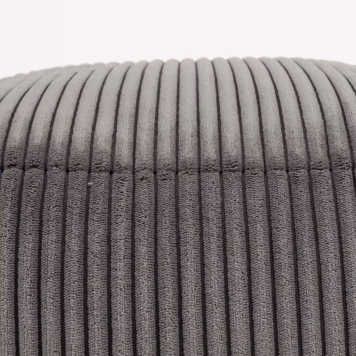 ICON Amara Square Corduroy Bean Bag Footstool in Charcoal Grey – 5