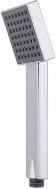 Aqualisa Square Single Function Chrome Shower Handset in Metallic Silver, W: 52 cm