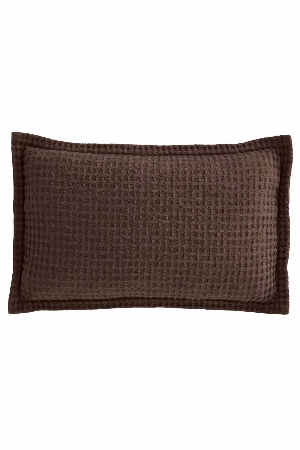 Pineapple Elephant Jaipur Chunky Waffle Cotton Cushion in Brown, W/H: 50 x 30 cm – 2