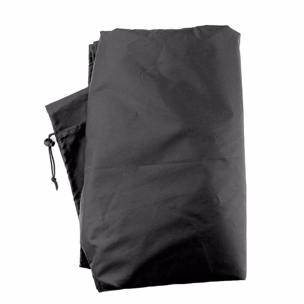 VOGREX Black Water Repellent PVC Patio Sun Lounger Cover Set of 2 – 5