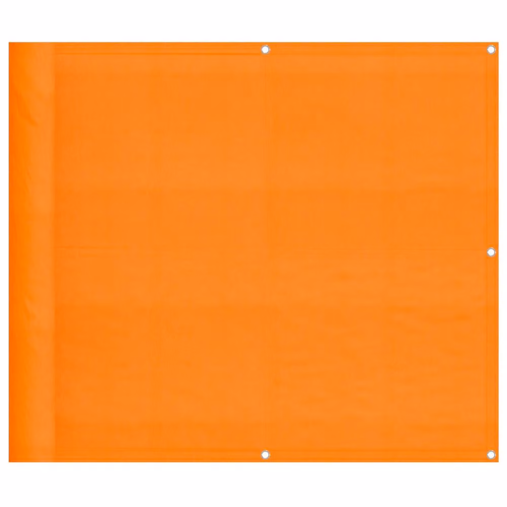 Berkfield Home Versatile Orange Balcony Screen and Cover, 100% Polyester Oxford, W: 90 cm, H: 1000 cm – 2
