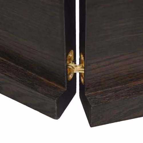 vidaXL Wall Mounted Oak Wood Shelf in Dark Brown, W: 180 cm, D: 60 cm, H: 30 cm – 2