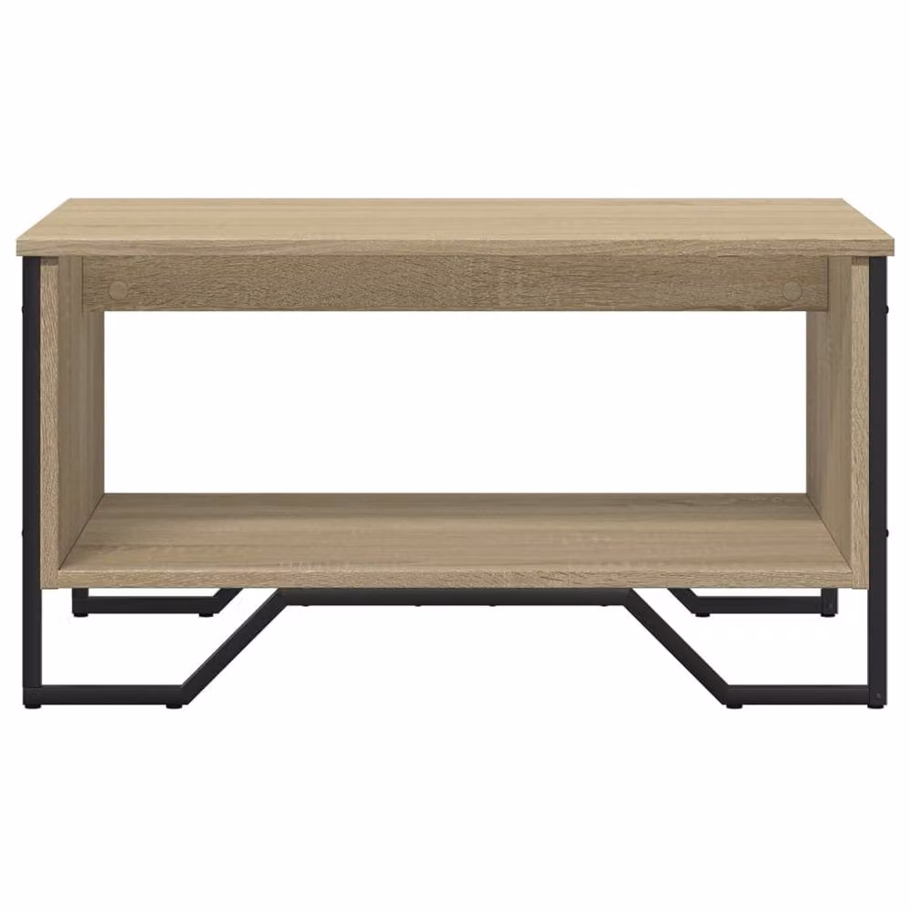 Berkfield Home Sonoma Oak Coffee Table in Beige, W: 75 cm, D: 51 cm, H: 40 cm – 5