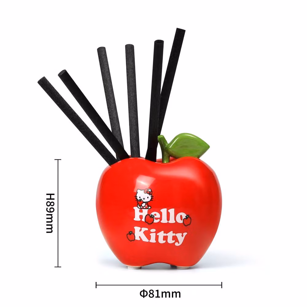 Hello Kitty Apple Shaped Reed Diffuser in Red, Fruity Scent, 100ml – 2