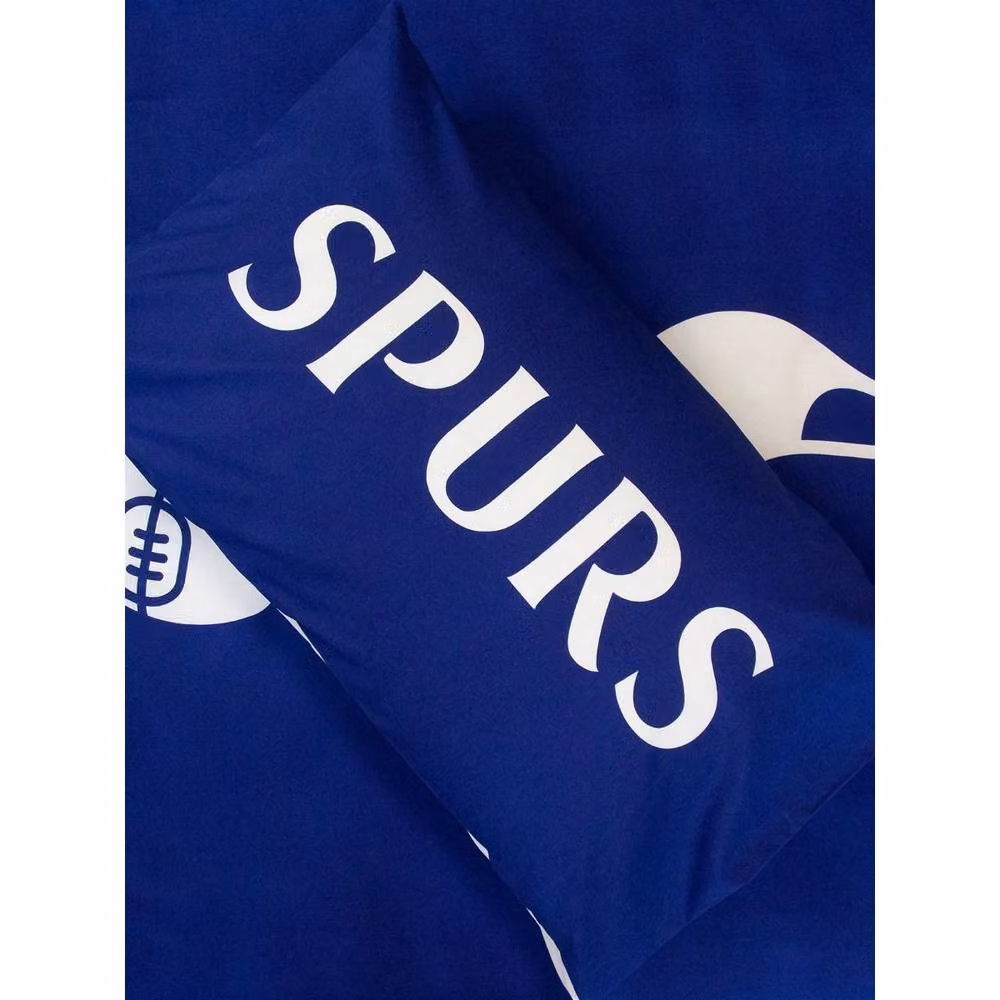 Tottenham Hotspur FC Reversible Blue Duvet Cover and Pillowcase Set, W/D/H: 135 x 200 cm and 90 x 200 cm – 2